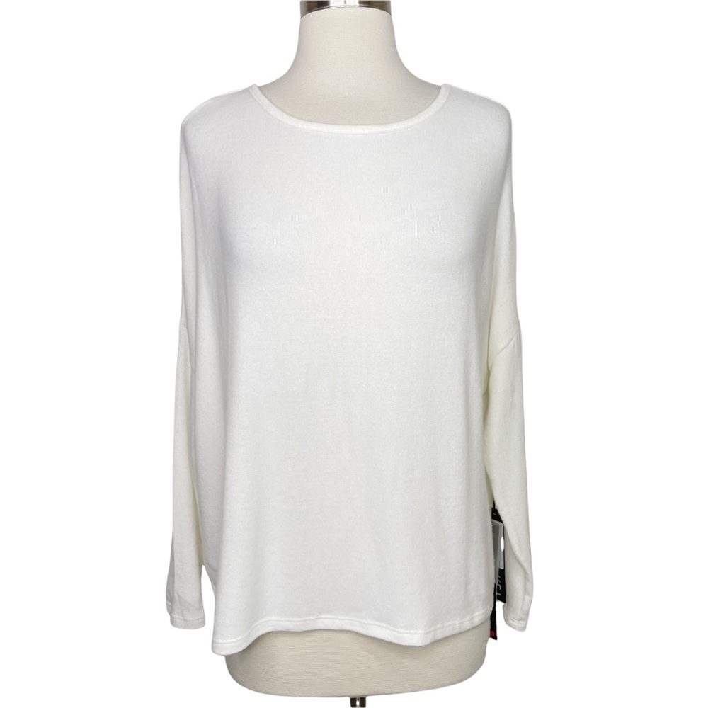 Stitch Fix l Copper Key Cream Scoop Neck Soft Brushed Knit Top, Medium